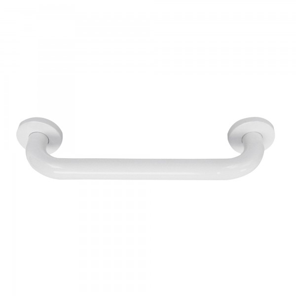 Agarradero baño blanco inox 25x280 mm.