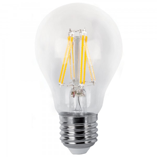 Bomb.led filam.estandar clara e27  6w.ca (caja de 10 unidades)