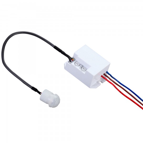 Sensor infrarr.empotr.ocult.ip20 6m.360º