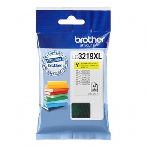 Brother cartucho lc3219xly amarillo