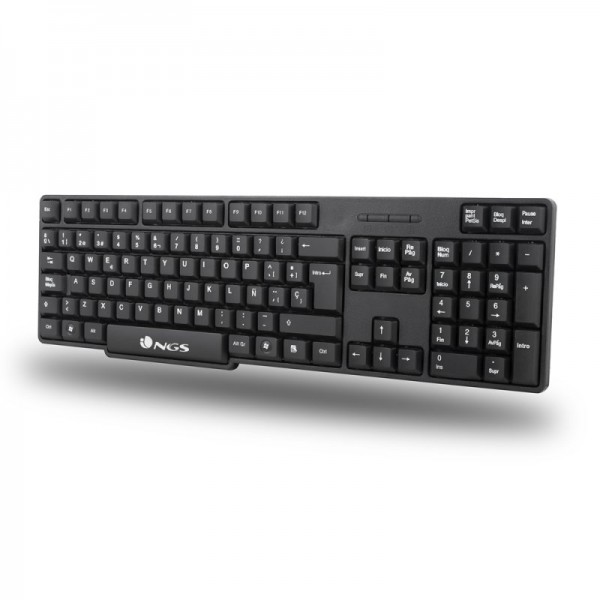 Ngs euphoriakit tecl + raton wireless 2,4ghz negro