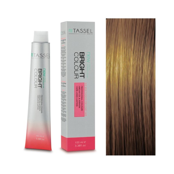 Eurostil bright colour tinte 7.71 rubio medio marron frio 1un