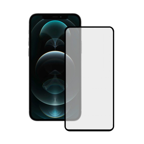 Ksix protector de pantalla negro / apple iphone 14 pro max