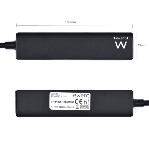 Ewent ew1136  hub 4 puertos usb 3.0