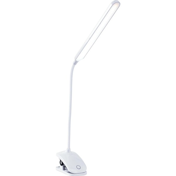 Lampara recarg.cct+reg.7w bl.plana pinza