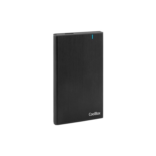 Coolbox carcasa hdd/ssd 2.5" slim a2540 alum.negro