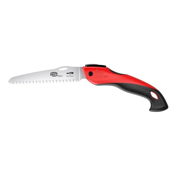 Serrucho plegable de poda, modelo 602, hoja recta 16 cm